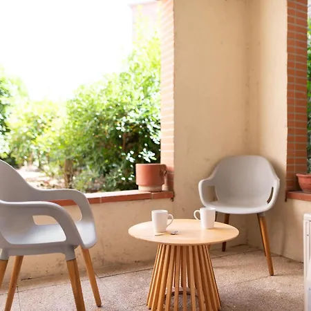 T2 Lumineux Avec Terrasse, Climatisation & Parking Apartamento *